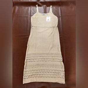 NWT MIHOLL Womens Crochet Swim Cover Up Beach Dress - Size Large